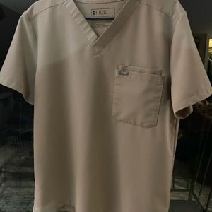Leon Two-Pocket Scrub Top (Boulder)